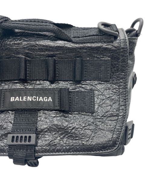 BALENCIAGA（バレンシアガ）BALENCIAGA (バレンシアガ) アーミーメッセンジャーバッグ S ブラックの古着・服飾アイテム