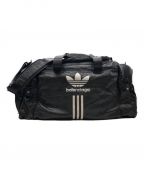 BALENCIAGA×adidas Originalsバレンシアガ×アディダスオリジナル）の古着「GYM BAG(ジムバッグ)/ボストンバッグ/ショルダーバッグ」｜ブラック×ホワイト