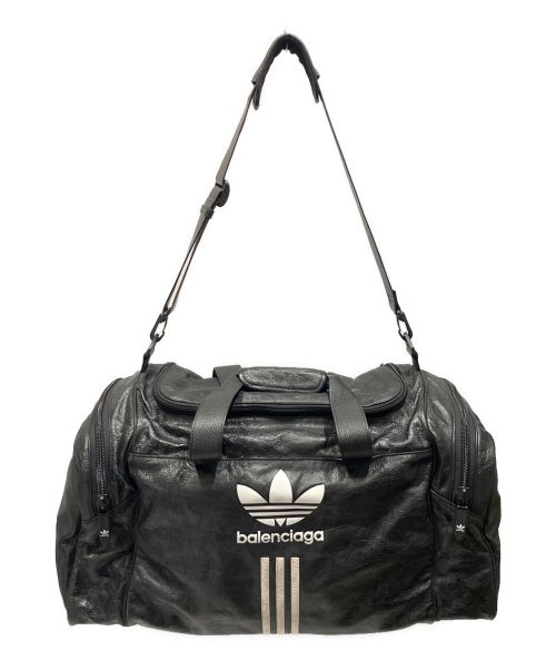 BALENCIAGA（バレンシアガ）BALENCIAGA (バレンシアガ) adidas Originals (アディダスオリジナル) GYM BAG(ジムバッグ)/ボストンバッグ/ショルダーバッグ ブラック×ホワイト サイズ:-の古着・服飾アイテム
