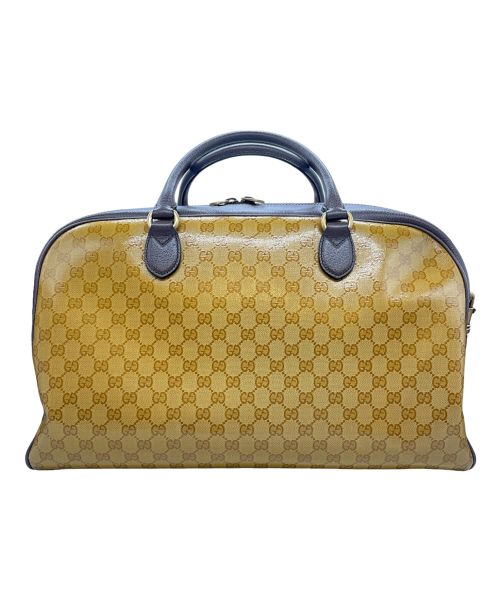 GUCCI（グッチ）GUCCI (グッチ) adidas Originals (アディダスオリジナル) Large Duffle Bag ベージュ×ブラウン サイズ:-の古着・服飾アイテム