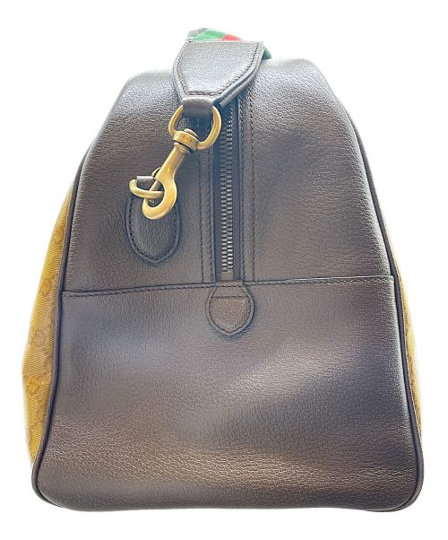 GUCCI（グッチ）GUCCI (グッチ) adidas Originals (アディダスオリジナル) Large Duffle Bag ベージュ×ブラウン サイズ:-の古着・服飾アイテム