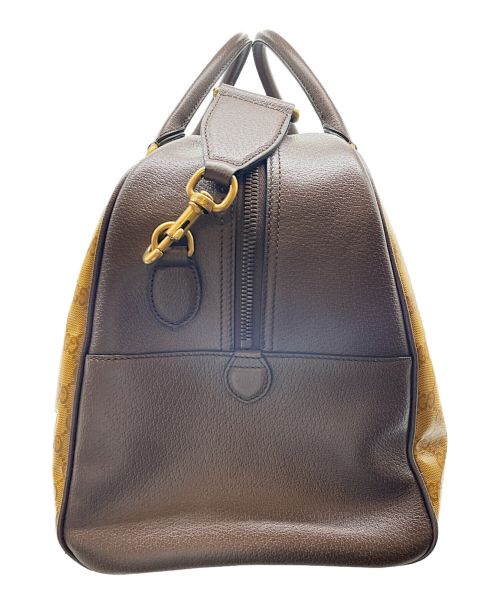 GUCCI（グッチ）GUCCI (グッチ) adidas Originals (アディダスオリジナル) Large Duffle Bag ベージュ×ブラウン サイズ:-の古着・服飾アイテム