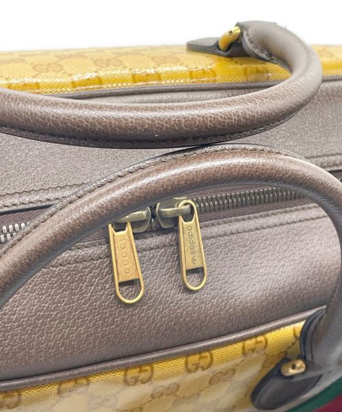 GUCCI（グッチ）GUCCI (グッチ) adidas Originals (アディダスオリジナル) Large Duffle Bag ベージュ×ブラウン サイズ:-の古着・服飾アイテム