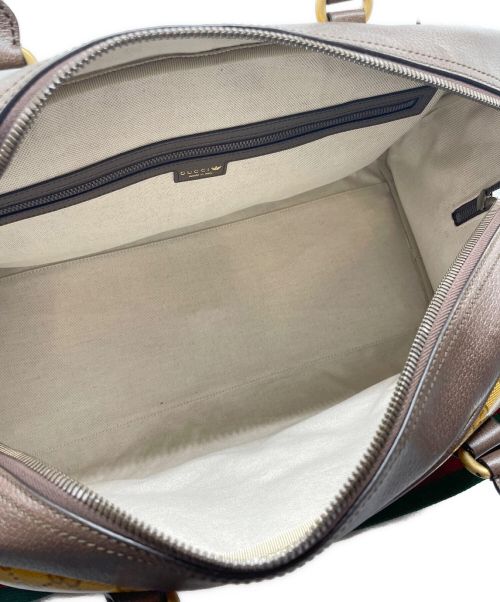 GUCCI（グッチ）GUCCI (グッチ) adidas Originals (アディダスオリジナル) Large Duffle Bag ベージュ×ブラウン サイズ:-の古着・服飾アイテム