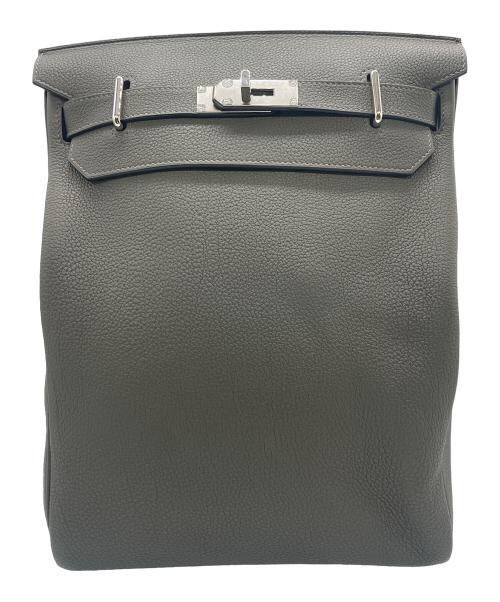 HERMES（エルメス）HERMES (エルメス) アッカド GM/シルバー金具/トゴ/ヴェール ドゥ グリ/カーキ/グリーン系/U刻印 カーキ サイズ:GMの古着・服飾アイテム