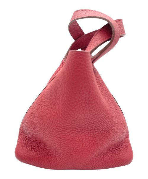HERMES（エルメス）HERMES (エルメス) ピコタンロック PM/シルバー金具/トリヨンクレマンス/レッド/□P刻印 レッド サイズ:PMの古着・服飾アイテム