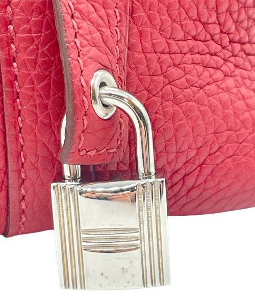 HERMES（エルメス）HERMES (エルメス) ピコタンロック PM/シルバー金具/トリヨンクレマンス/レッド/□P刻印 レッド サイズ:PMの古着・服飾アイテム