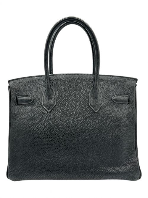 HERMES（エルメス）HERMES (エルメス) バーキン 30 ブラック×シルバー金具 サイズ:30の古着・服飾アイテム