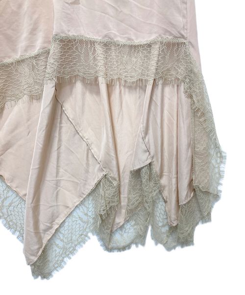 ROKH（ロク）ROKH (ロク) ヘムスカート ベージュ サイズ:34 未使用品の古着・服飾アイテム