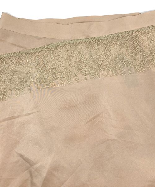 ROKH（ロク）ROKH (ロク) ヘムスカート ベージュ サイズ:34 未使用品の古着・服飾アイテム