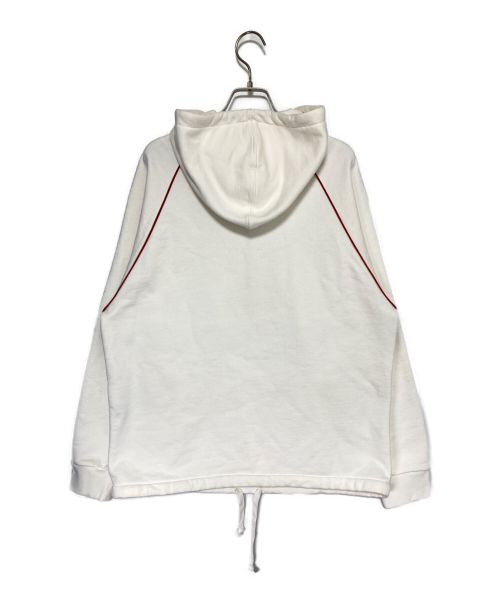 GUCCI（グッチ）GUCCI (グッチ) ウェブ＆GUCCI ラベル付き スウェットシャツ アイボリー サイズ:XSの古着・服飾アイテム