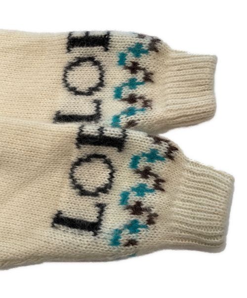 LOEWE（ロエベ）LOEWE (ロエベ) モヘヤ混ニットカーディガン アイボリー サイズ:Sの古着・服飾アイテム