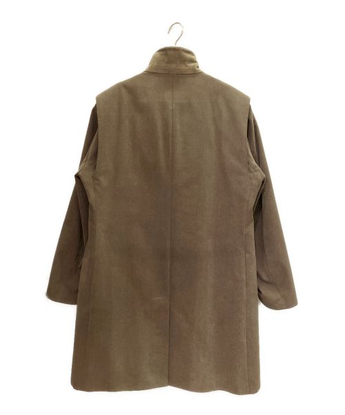 LORO PIANA（ロロピアーナ）LORO PIANA (ロロピアーナ) ライナー付レイヤードコート ブラウン サイズ:52の古着・服飾アイテム