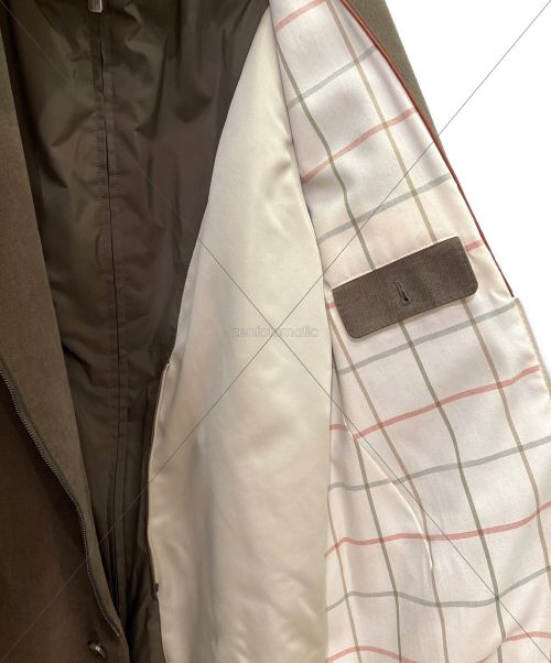 LORO PIANA（ロロピアーナ）LORO PIANA (ロロピアーナ) ライナー付レイヤードコート ブラウン サイズ:52の古着・服飾アイテム
