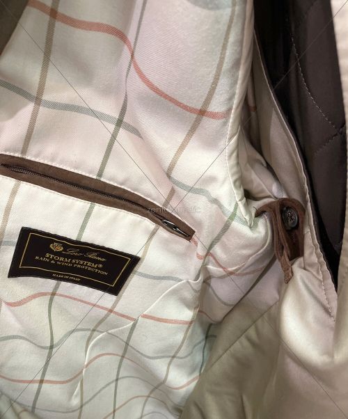 LORO PIANA（ロロピアーナ）LORO PIANA (ロロピアーナ) ライナー付レイヤードコート ブラウン サイズ:52の古着・服飾アイテム