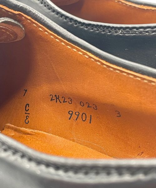 Alden（オールデン）Alden (オールデン) プレーントゥシューズ  ブラック サイズ:7の古着・服飾アイテム