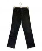 CHROME HEARTSクロムハーツ）の古着「FLEURKNEE DNM PANTS」｜ブラック