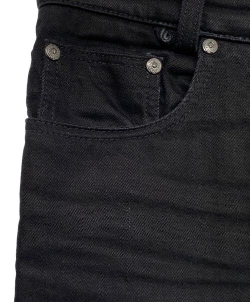 CHROME HEARTS（クロムハーツ）CHROME HEARTS (クロムハーツ) FLEURKNEE DNM PANTS ブラック サイズ:29の古着・服飾アイテム