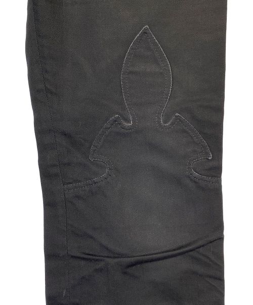 CHROME HEARTS（クロムハーツ）CHROME HEARTS (クロムハーツ) FLEURKNEE DNM PANTS ブラック サイズ:29の古着・服飾アイテム