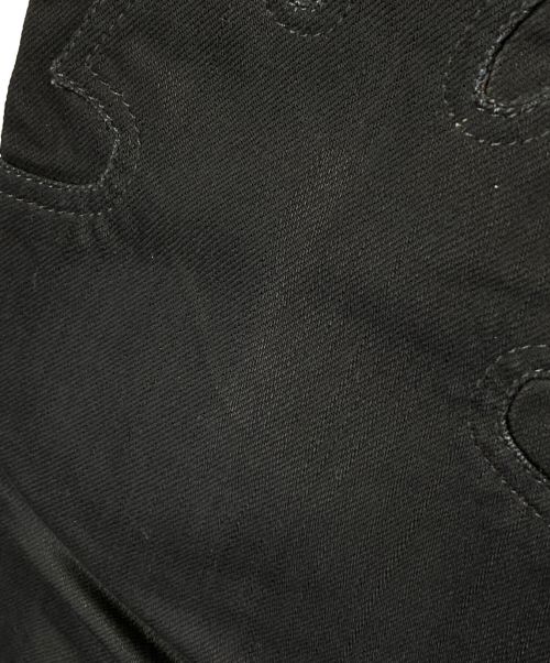 CHROME HEARTS（クロムハーツ）CHROME HEARTS (クロムハーツ) FLEURKNEE DNM PANTS ブラック サイズ:29の古着・服飾アイテム