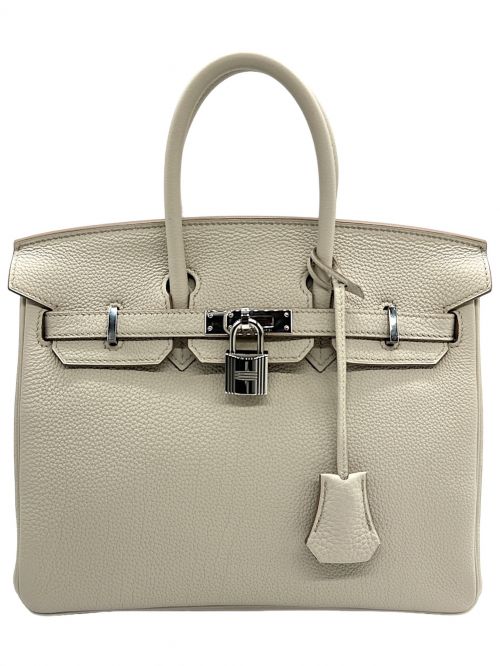 HERMES（エルメス）HERMES (エルメス) バーキン 25 クレ×シルバー金具 サイズ:25　の古着・服飾アイテム