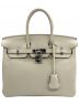 HERMES（エルメス）の古着「バーキン 25」｜クレ×シルバー金具