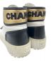 中古・古着 CHANEL (シャネル) 厚底ハイカットスニーカー ホワイト×ブラック サイズ:36：80000円
