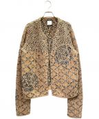 CHANELシャネル）の古着「ニットカーディガン」｜ベージュ×グレー