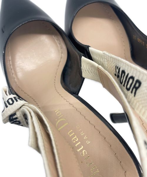 Christian Dior（クリスチャン ディオール）Christian Dior (クリスチャン ディオール) パテントミュール ブラック サイズ:35 1/2の古着・服飾アイテム