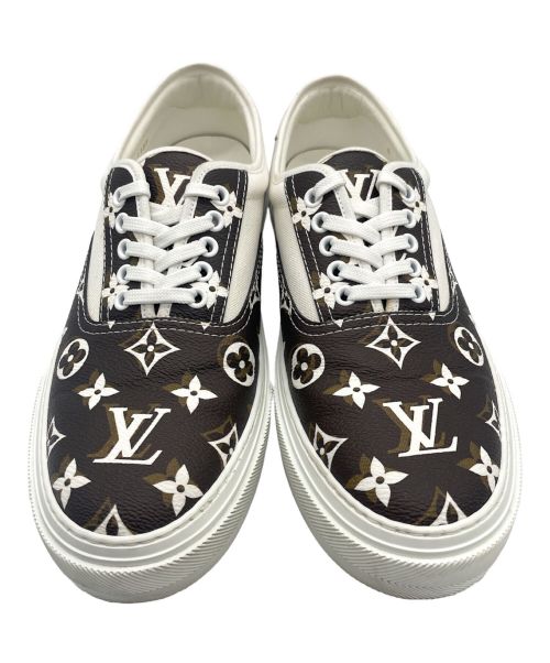 LOUIS VUITTON（ルイ ヴィトン）LOUIS VUITTON (ルイ ヴィトン) トロカデロラインスニーカー ブラウン×ホワイト サイズ:8の古着・服飾アイテム