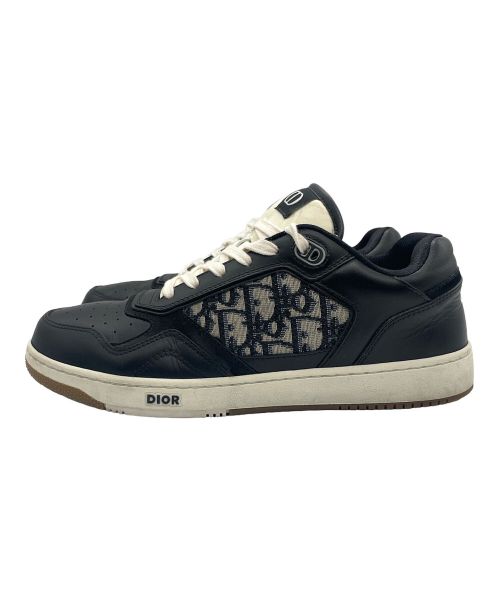 Christian Dior（クリスチャン ディオール）Christian Dior (クリスチャン ディオール) B27 ロートップスニーカー ブラック×ホワイト サイズ:43の古着・服飾アイテム