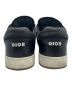 中古・古着 Christian Dior (クリスチャン ディオール) B27 ロートップスニーカー ブラック×ホワイト サイズ:43：55000円