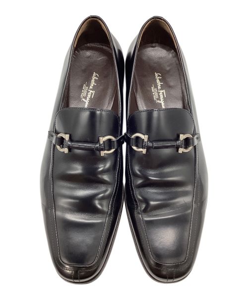 Salvatore Ferragamo（サルヴァトーレ フェラガモ）Salvatore Ferragamo (サルヴァトーレ フェラガモ) ガンチーニバックルレザーシューズ ブラック サイズ:8の古着・服飾アイテム