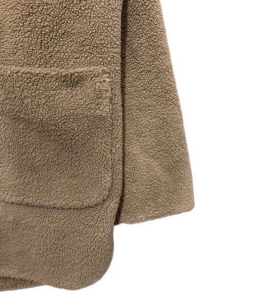 COEL（コエル）COEL (コエル) ボアコクーンコート ライトグレー サイズ:FREEの古着・服飾アイテム