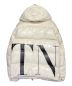 MONCLER (モンクレール) VALENTINO (ヴァレンティノ) ダウンジャケット ホワイト×ブラック サイズ:1：50000円