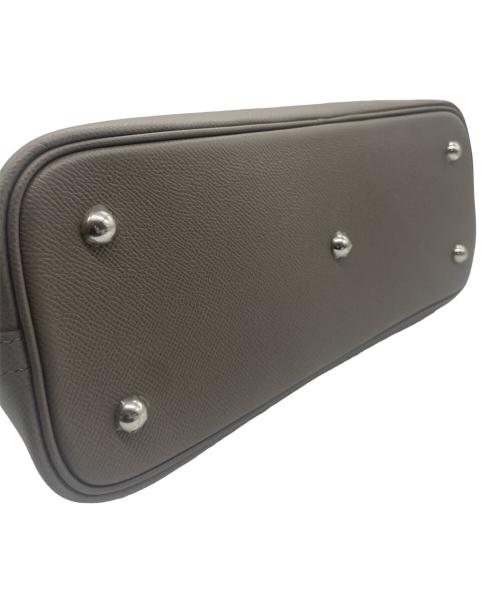 HERMES（エルメス）HERMES (エルメス) ボリード 1923 30/シルバー金具/ヴォーエプソン/グレー/D刻印 グレー サイズ:30の古着・服飾アイテム