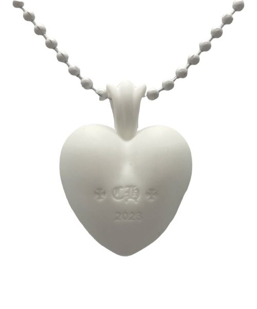 CHROME HEARTS（クロムハーツ）CHROME HEARTS (クロムハーツ) ハートモチーフネックレス ホワイトの古着・服飾アイテム