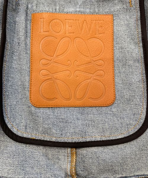 LOEWE（ロエベ）LOEWE (ロエベ) デニムテーラードジャケット スカイブルー サイズ:48の古着・服飾アイテム