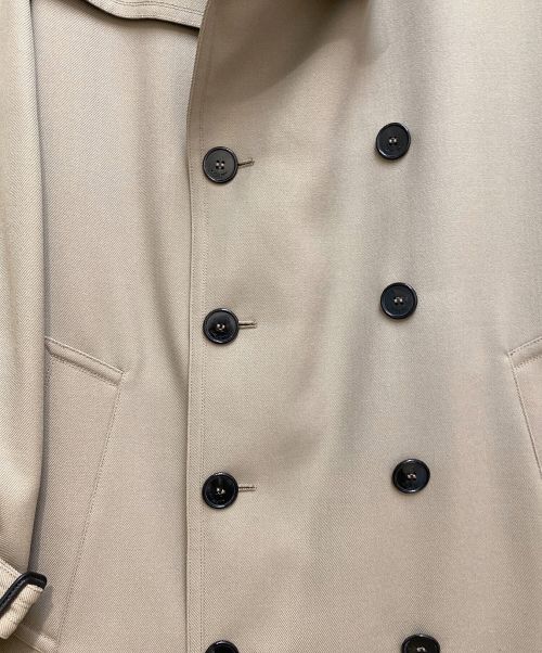 Saint Laurent Paris（サンローランパリ）Saint Laurent Paris (サンローランパリ) サイドスリットトレンチコート/14AW/エディ期/Archive ベージュ サイズ:46の古着・服飾アイテム