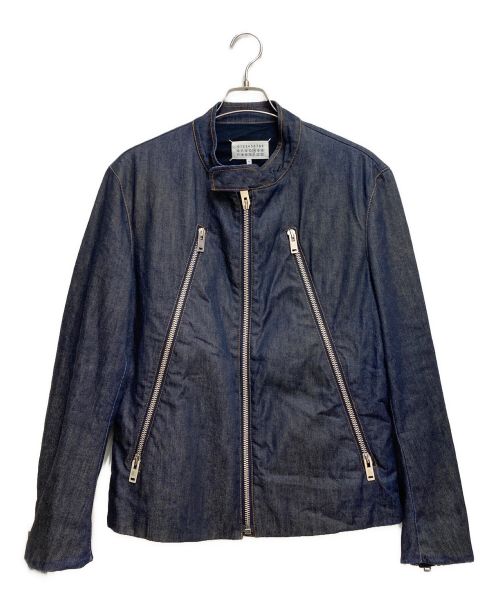 Maison Margiela（メゾンマルジェラ）Maison Margiela (メゾンマルジェラ) 八の字ジップデニムジャケット インディゴ サイズ:50の古着・服飾アイテム