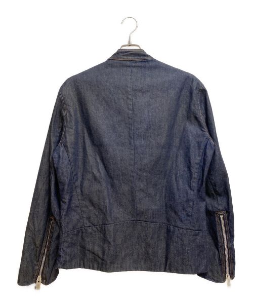 Maison Margiela（メゾンマルジェラ）Maison Margiela (メゾンマルジェラ) 八の字ジップデニムジャケット インディゴ サイズ:50の古着・服飾アイテム