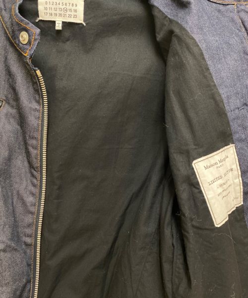 Maison Margiela（メゾンマルジェラ）Maison Margiela (メゾンマルジェラ) 八の字ジップデニムジャケット インディゴ サイズ:50の古着・服飾アイテム