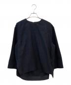 ADOREアドーア）の古着「ラメブークレブラウス」｜ブラック