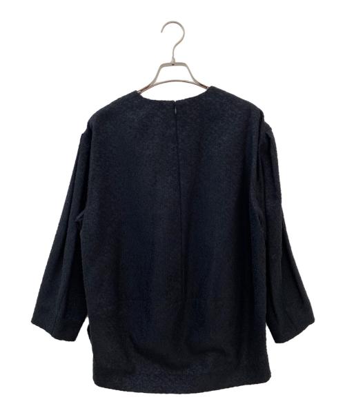 ADORE（アドーア）ADORE (アドーア) ラメブークレブラウス ブラック サイズ:38 未使用品の古着・服飾アイテム