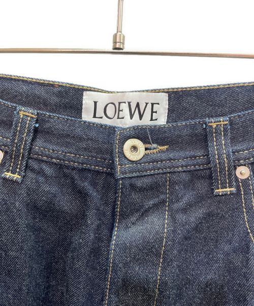LOEWE（ロエベ）LOEWE (ロエベ) ボタンフライインディゴデニムパンツ インディゴ サイズ:50の古着・服飾アイテム