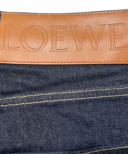 LOEWE（ロエベ）LOEWE (ロエベ) ボタンフライインディゴデニムパンツ インディゴ サイズ:50の古着・服飾アイテム