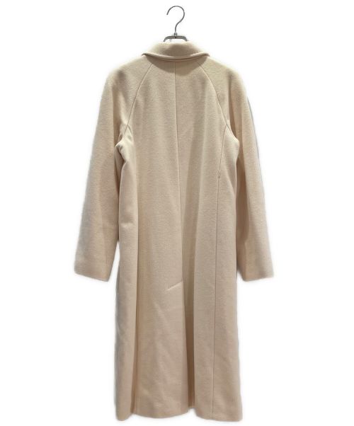 MaxMara（マックスマーラ）MaxMara (マックスマーラ) カシミヤ混ウールコート アイボリー サイズ:38の古着・服飾アイテム