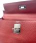 中古・古着 HERMES (エルメス) ケリー 32 内縫い レッド×シルバー金具 サイズ:32：1050000円