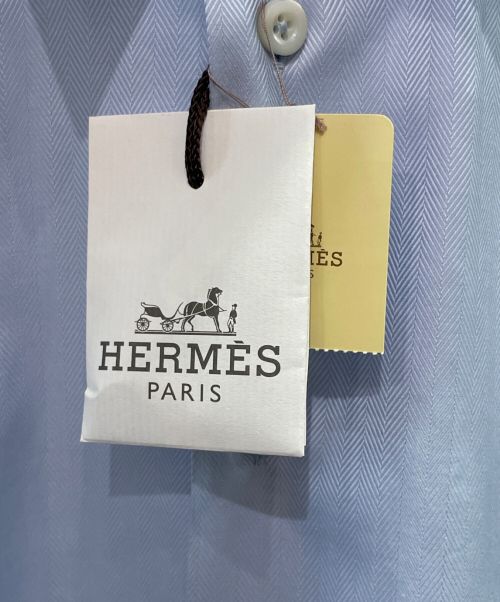 HERMES（エルメス）HERMES (エルメス) オックスフォードシャツ スカイブルー サイズ:- 未使用品の古着・服飾アイテム