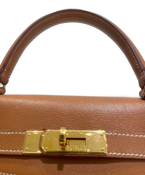 HERMES（エルメス）HERMES (エルメス) ケリー28 内縫い ゴールド サイズ:28の古着・服飾アイテム